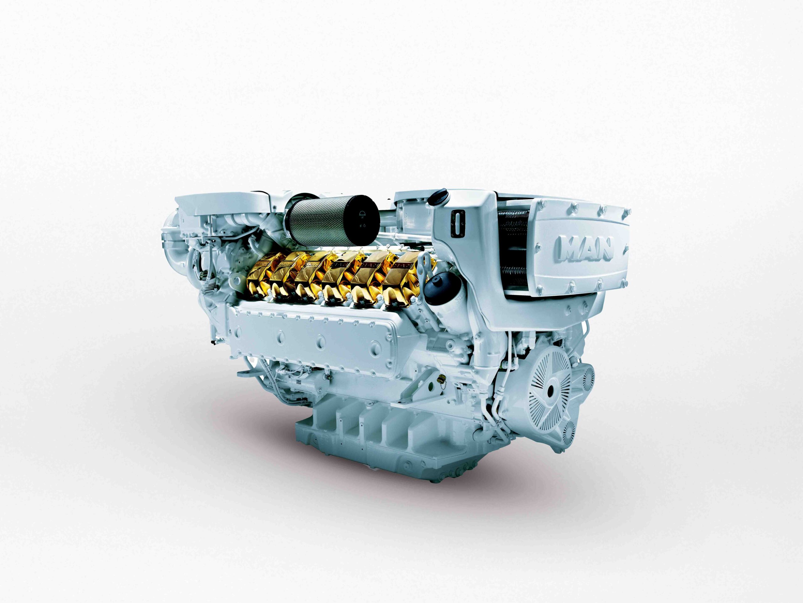 Motores MAN V12 - Potência Inigualável